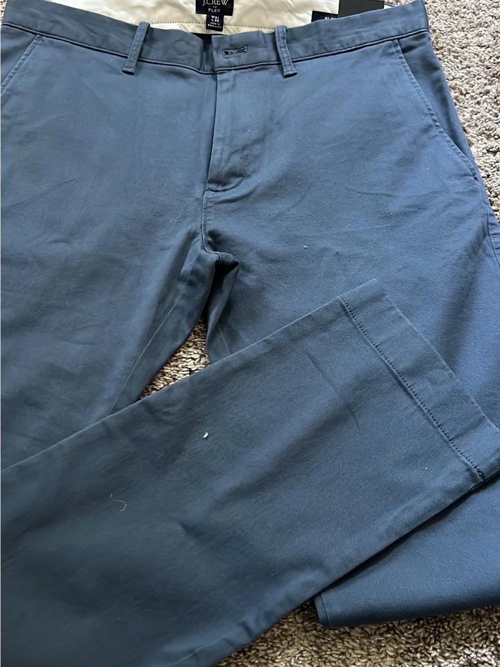 J. Crew Slim Men's Chinos in Dark Navy
